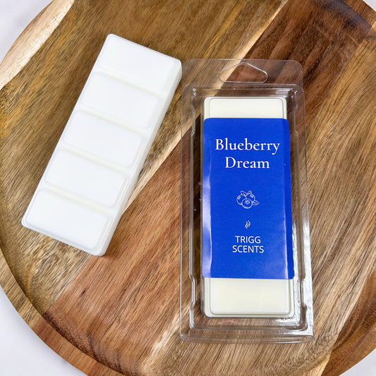 Blueberry Dream  luxury wax melt bar handmade in the UK by Trigg Scents